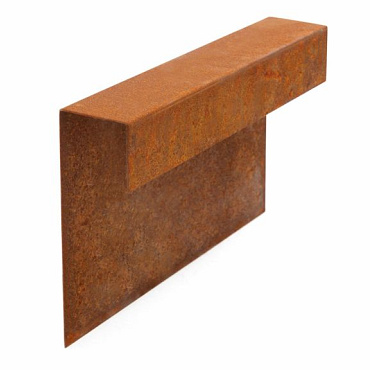 ECCOborders Betotop Special Corten 6cm breed x 20cm Hoog x 200cm lang HOOG