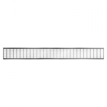 Maasrooster RVS 30/10, L=1000mm