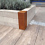 ECCOborders Betotop Border Corten 15x43 cm Hoekstuk