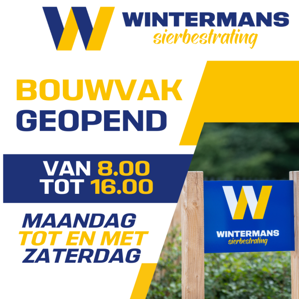 Bouwvak geopend