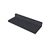 Schellevis Traptrede L-Vorm 100x40x15 cm Carbon